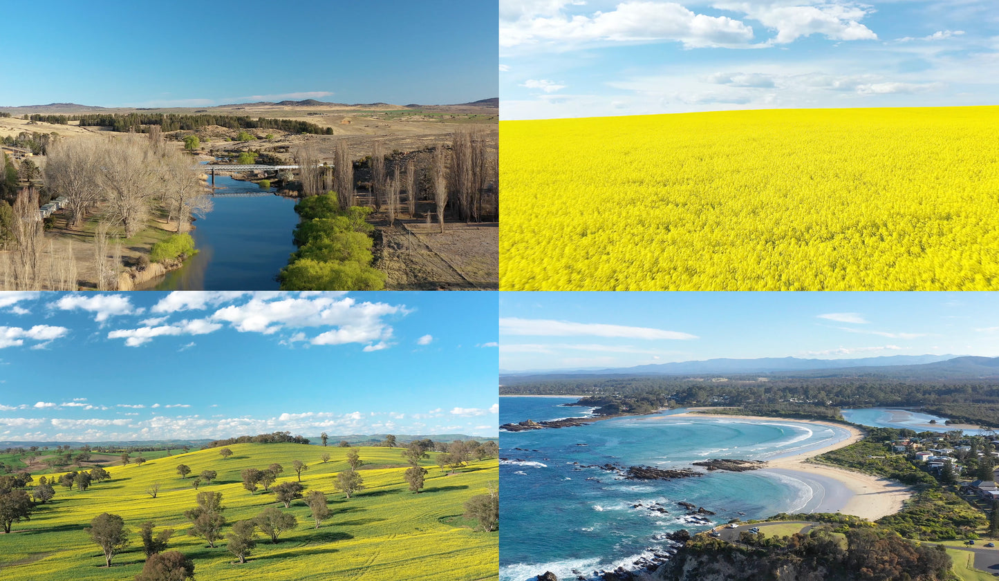 AUSTRALIA 4K MEGA VALUE PACK - 1 HOUR 20 MINUTES (248 clips)