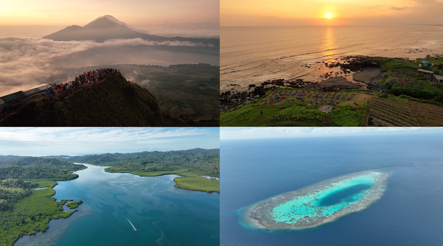 INDONESIA 4K MEGA VALUE PACK - 2 HOURS (426 clips)