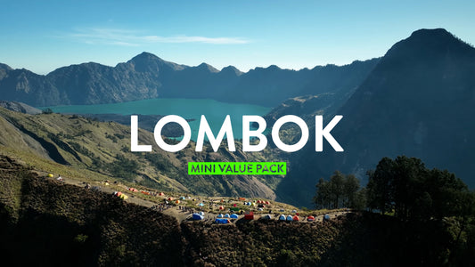 LOMBOK 4K MINI VALUE PACK - 8 MINUTES (41 clips)