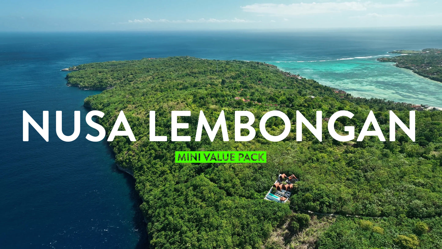 NUSA LEMBONGAN 4K MINI VALUE PACK - 9 MINUTES (43 clips)