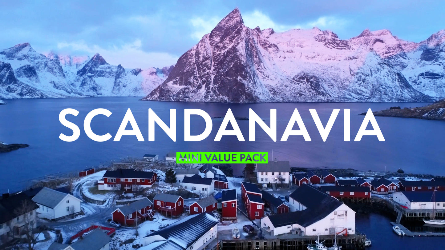 SCANDANAVIA 4K MINI VALUE PACK - 6 MINUTES (32 clips)