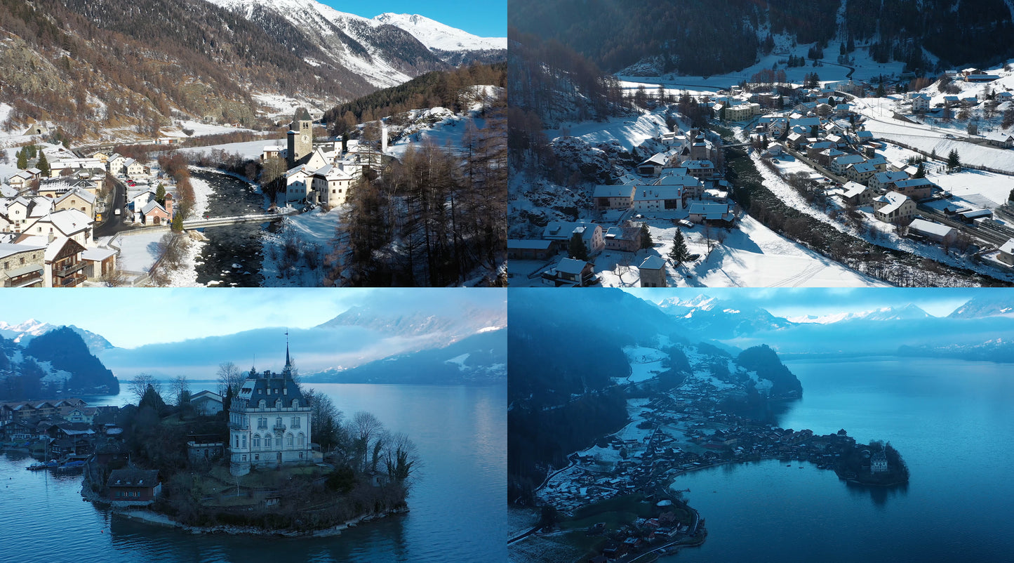 SWITZERLAND 4K MINI VALUE PACK - 9 MINUTES (30 clips)