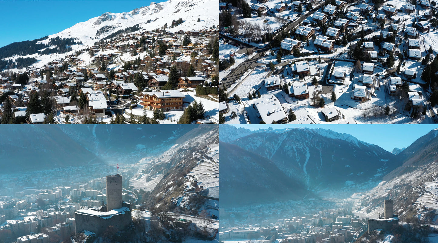 SWITZERLAND 4K MINI VALUE PACK - 9 MINUTES (30 clips)